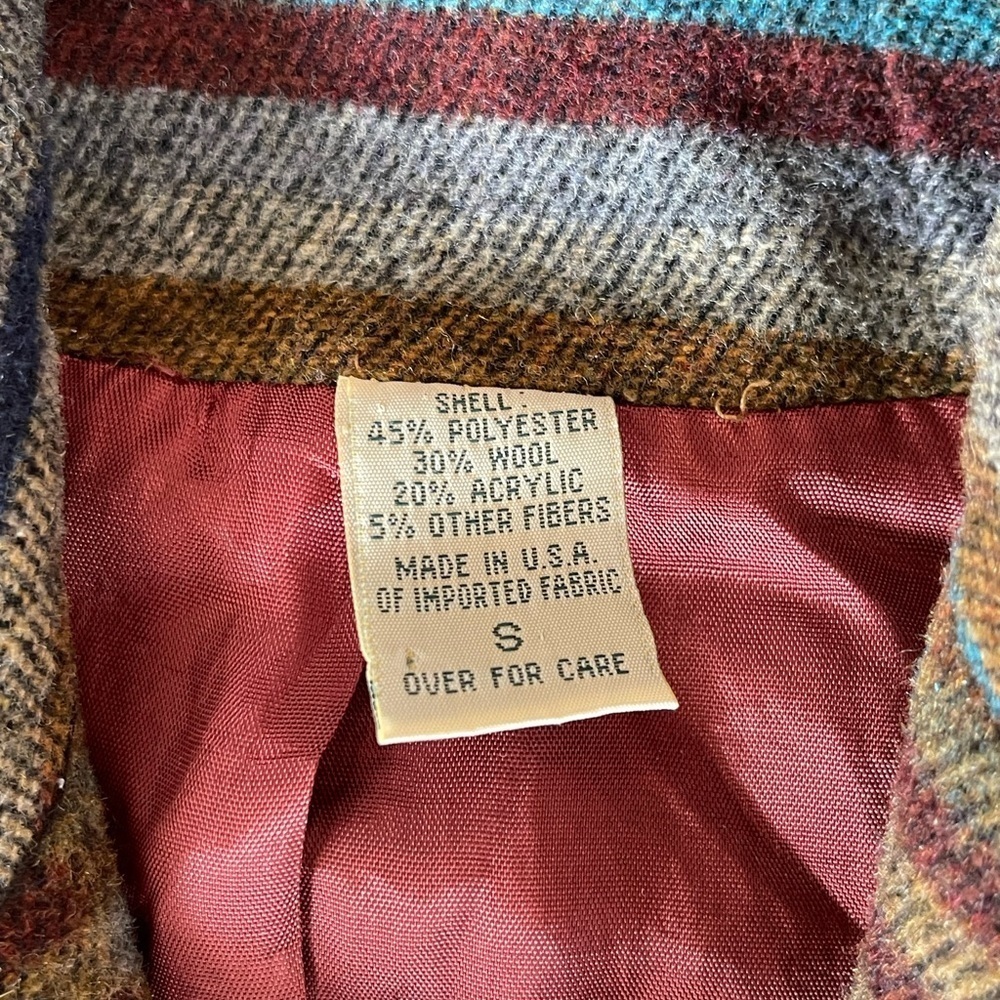 Wool Blend zip up western blazer - Picture 3 of 9